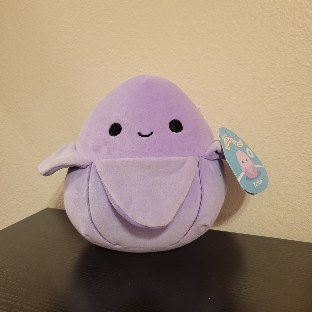 NWT Squishmallows 8" Kelbel the Purple Banana